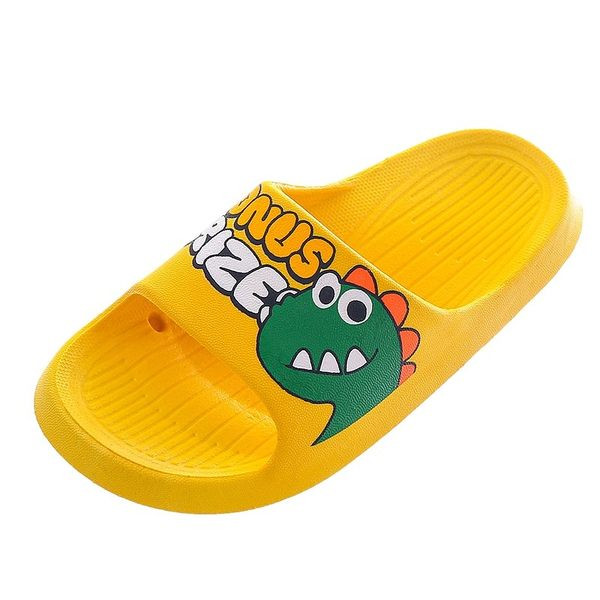 Ежедневни детски чехли с апликация динозавър за момчета