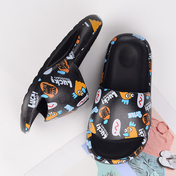 Dječje casual papuče s aplikacijom u četiri boje