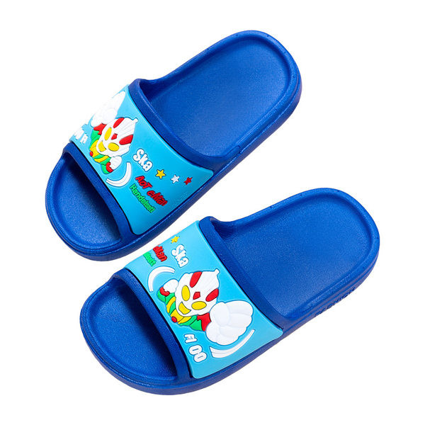 Детски чехли за момчета с цветна апликация