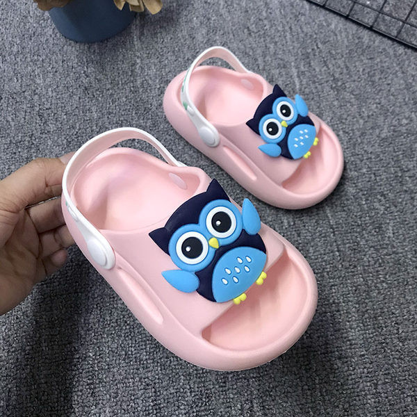 Детски кроксове с апликация в три цвята