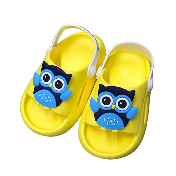 Детски кроксове с апликация в три цвята