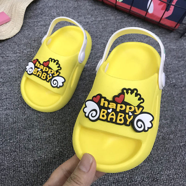 Dječje ležerne papuče s natpisima primjerene za plažu