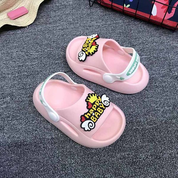 Dječje ležerne papuče s natpisima primjerene za plažu