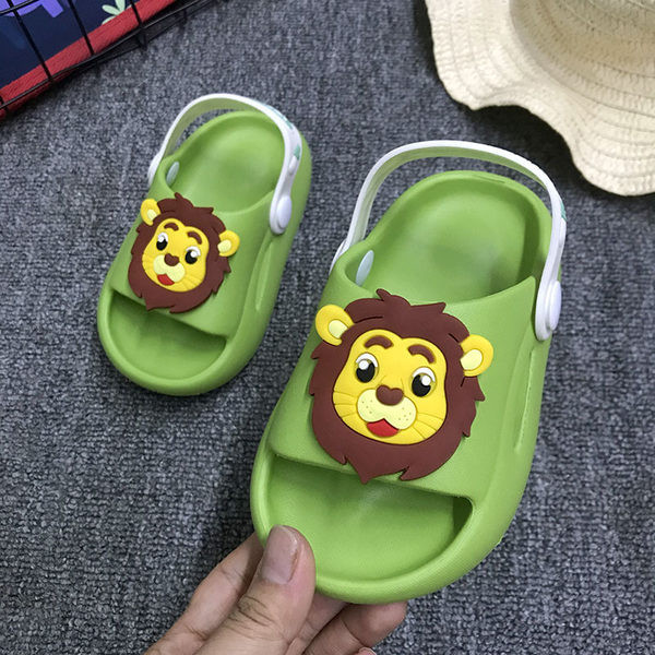 Нов модел детски чехли с апликация в три цвята