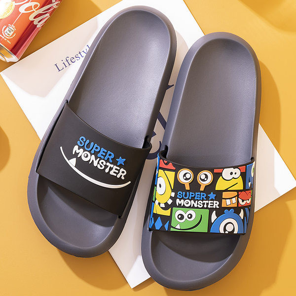 Детски чехли с апликация в четири цвята