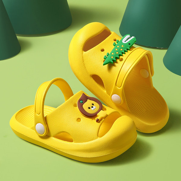 Детски чехли за момчета-с 3D елементи