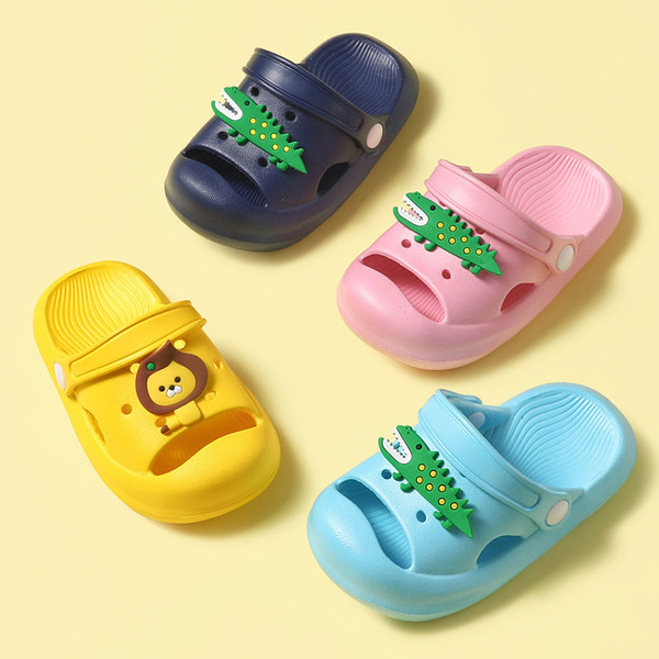 Детски чехли за момчета-с 3D елементи