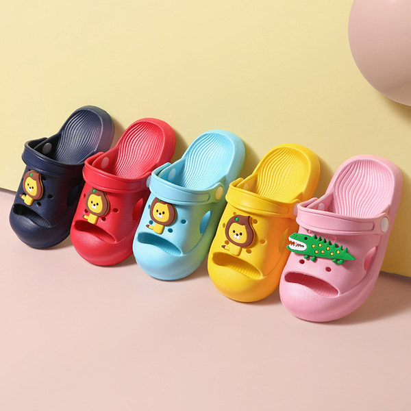 Детски чехли за момчета-с 3D елементи