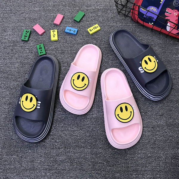 Детски чехли с равна подметка и апликация за момичета и момчета