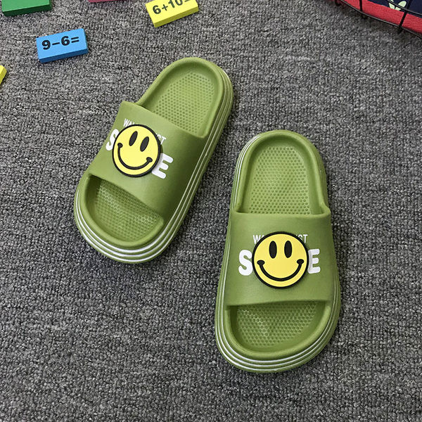 Детски чехли с равна подметка и апликация за момичета и момчета