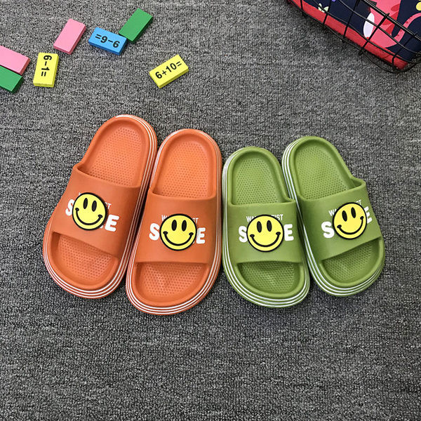 Детски чехли с равна подметка и апликация за момичета и момчета