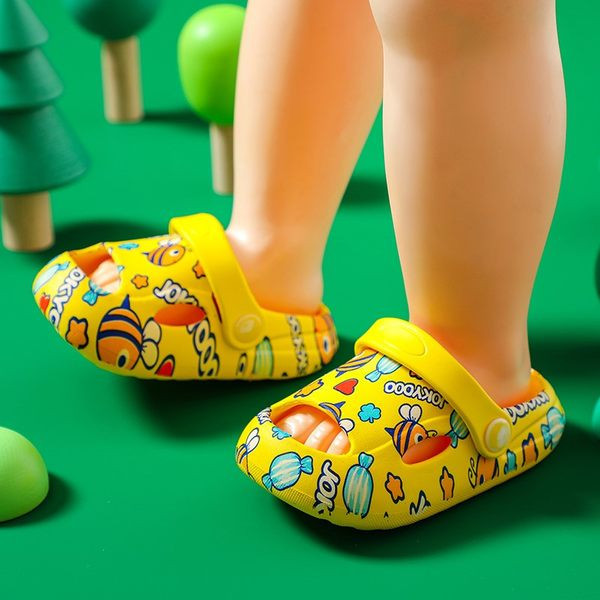 Ежедневни детски кроксове с цветна апликация за момчета или момичета