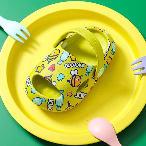 Ежедневни детски кроксове с цветна апликация за момчета или момичета