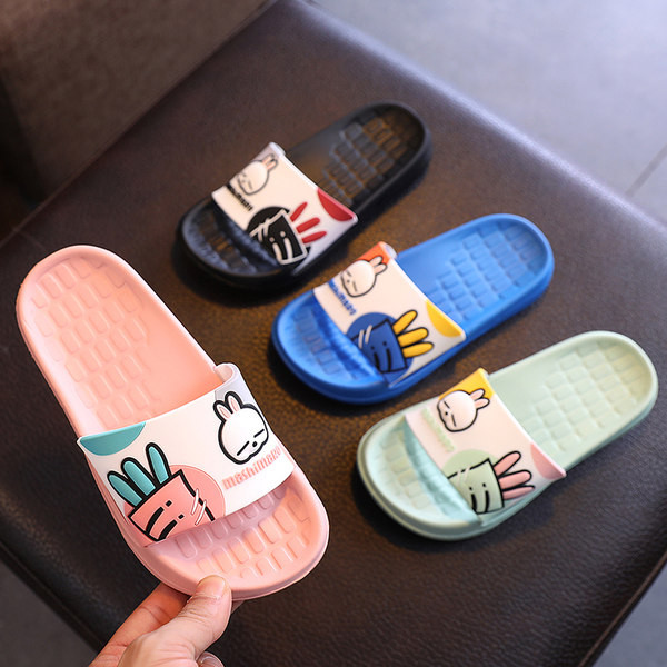 Детски чехли с апликации за момчета и момичета в четири цвята