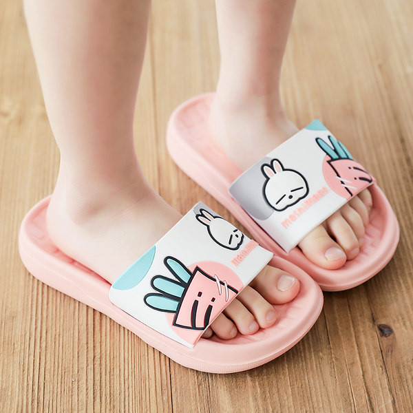 Детски чехли с апликации за момчета и момичета в четири цвята