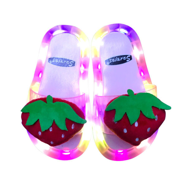 Детски светещи чехли с 3D елемент за момичета и момчета