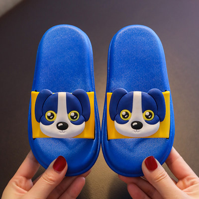 Детски чехли с апликация куче