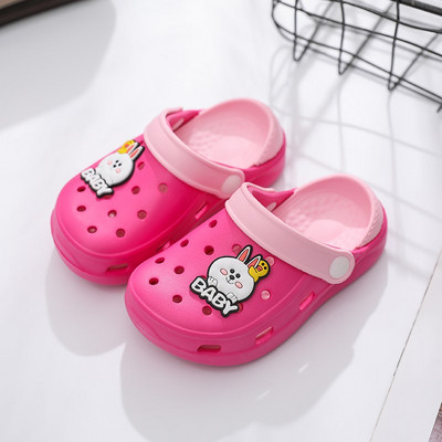 Casual καουτσούκ crocs με διακόσμηση αρκούδας - κατάλληλο για κορίτσια ή αγόρια