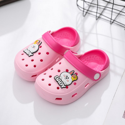 Casual καουτσούκ crocs με διακόσμηση αρκούδας - κατάλληλο για κορίτσια ή αγόρια