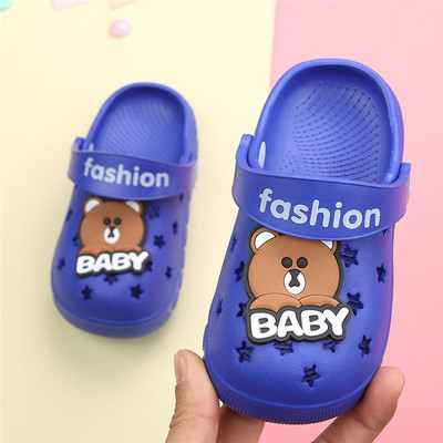 Új modell gyerek gumi crocs színes applikációval fiúknak