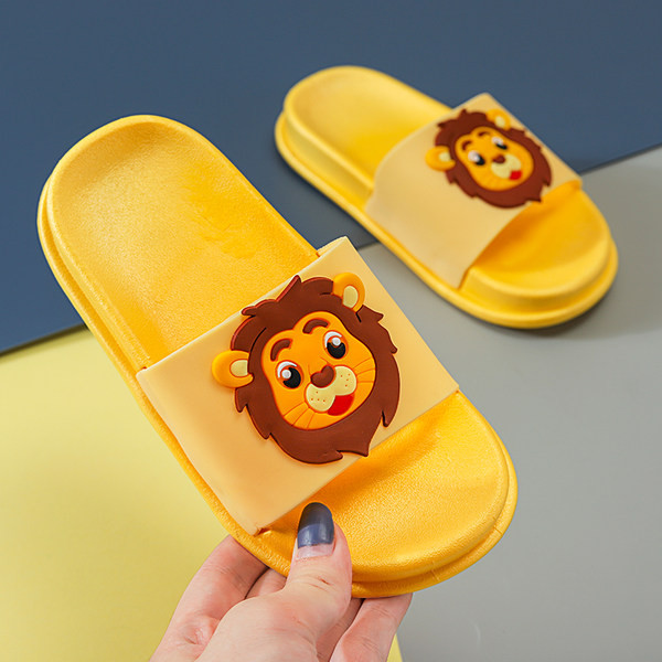 Детски ежедневни чехли с апликация лъв за момичета и момчета