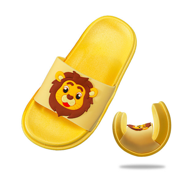 Детски ежедневни чехли с апликация лъв за момичета и момчета