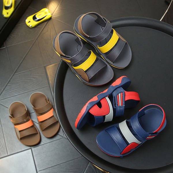 Uus mudel ökonahast pehme talla ja rihmadega laste sandaalid