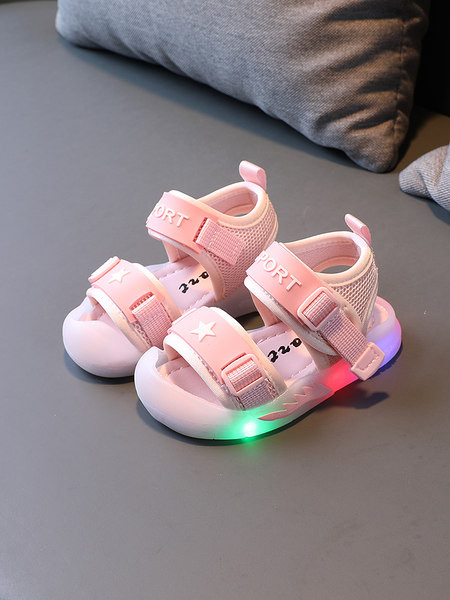 Детски сандали с равна подметка подходящи за момичета и момчета - светещи