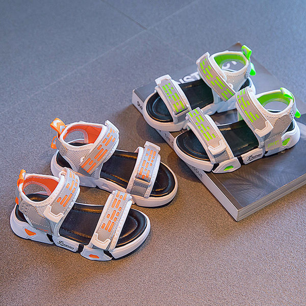Детски ежедневни сандали с велкро лепенки - за момчета