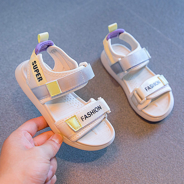 Ежедневни сандали с надписи - за момчета и момичета