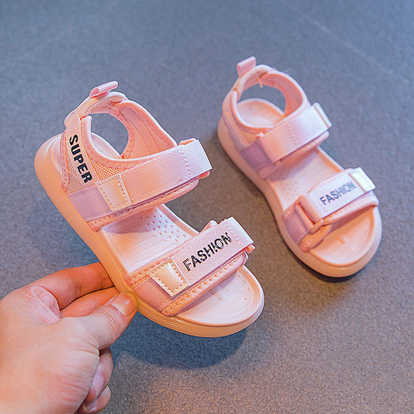 Ежедневни сандали с надписи - за момчета и момичета