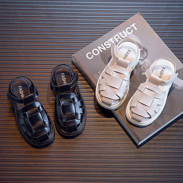 Детски сандали от еко кожа с велкро лепенки за момчета