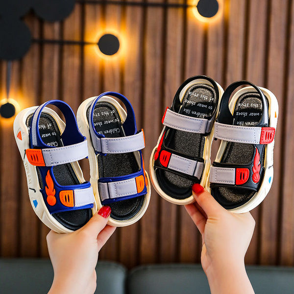 Ежедневни детски сандали с велкро закопчаване -за момчета