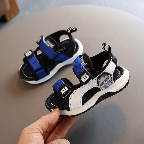 Dječje sandale za dječake od eko kože i tekstila na čičak