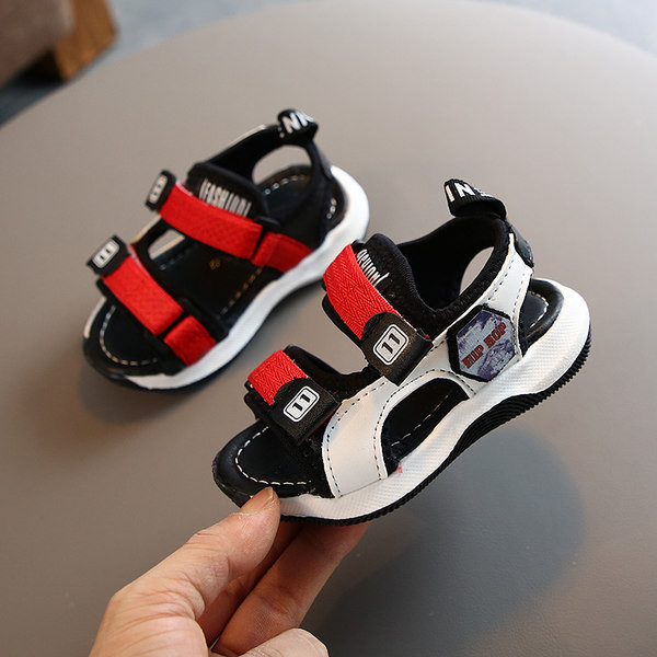 Dječje sandale za dječake od eko kože i tekstila na čičak