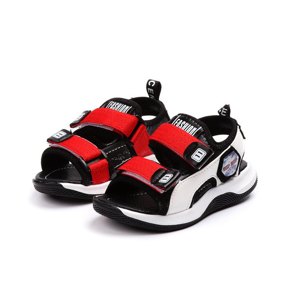 Dječje sandale za dječake od eko kože i tekstila na čičak