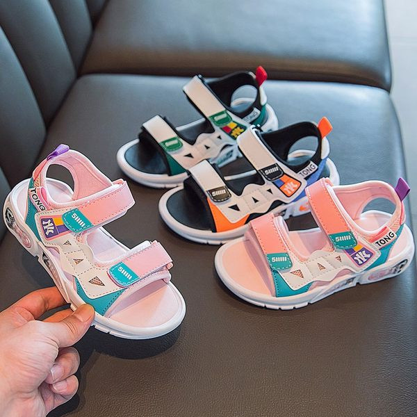 Нов модел детски сандали с велкро закопчаване за момчета или момичета