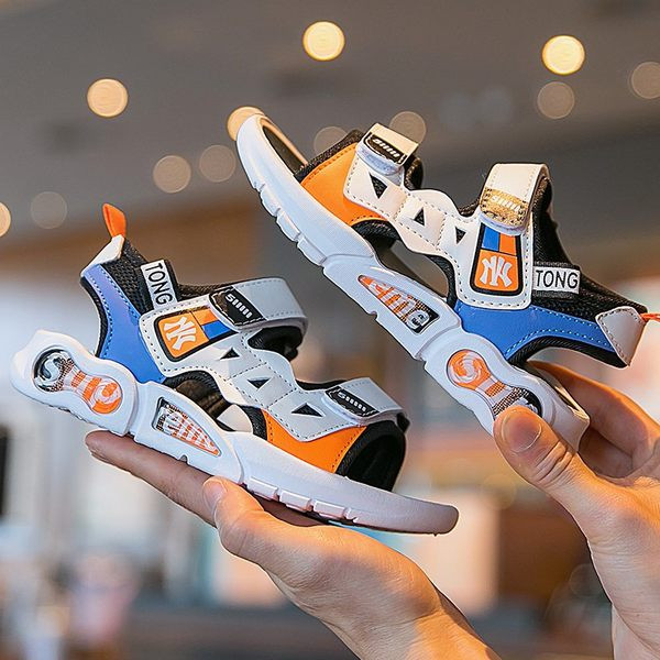 Нов модел детски сандали с велкро закопчаване за момчета или момичета