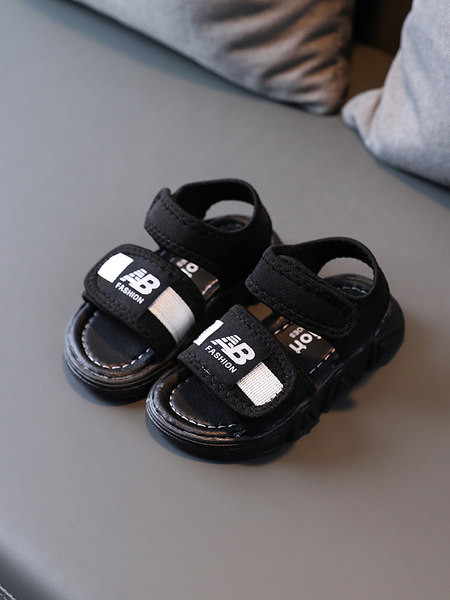 Летни текстилни сандали с лепенки - за момчета и момичета