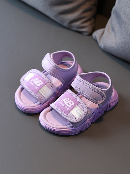 Летни текстилни сандали с лепенки - за момчета и момичета