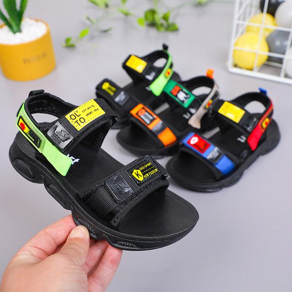 Детски сандали с емблеми-за момчета