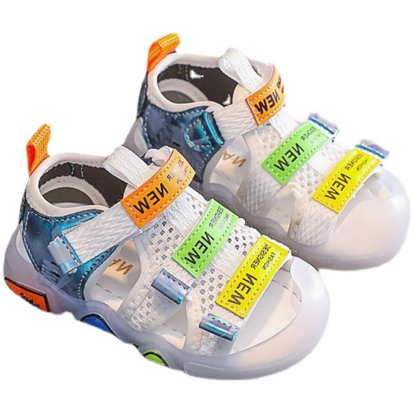 Ежедневни детски сандали с мрежи и емблеми за момчета или момичета