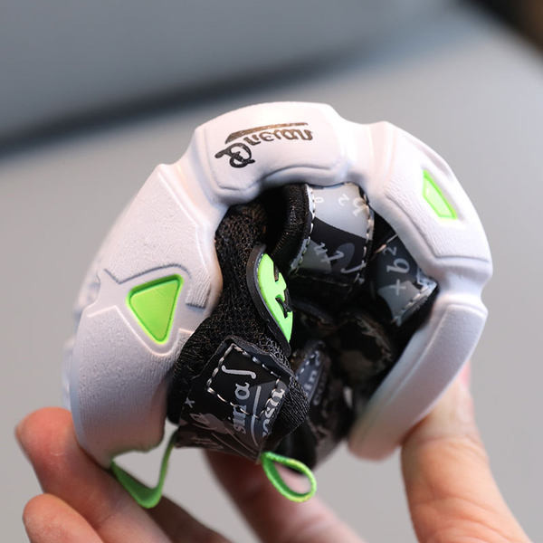 Модерни детски сандали с велкро лепенки и щампа за момчета