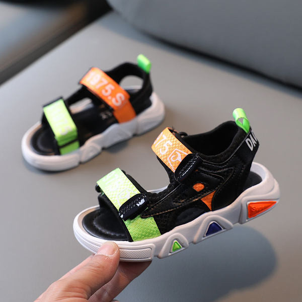 Нов модел детски летни сандали с велкро лепенки за момчета