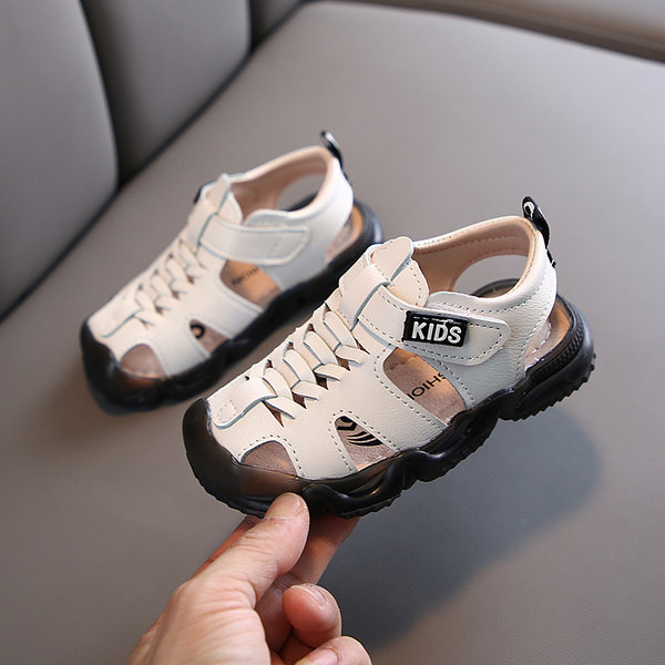 Детски сандали от еко кожа с велкро лепенки - за момчета