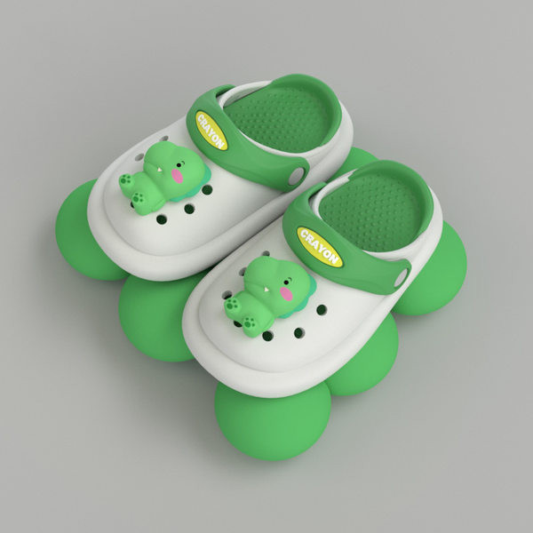 Gyermek szandál 3D elemekkel - alkalmas a strandra