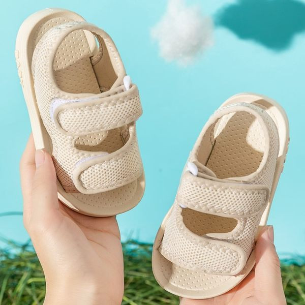 Детски сандали с велкро закопчаване и равна подметка за момчета