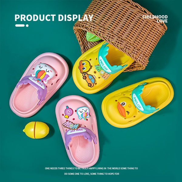 Детски сандали с 3D елемент - подходящи за плаж