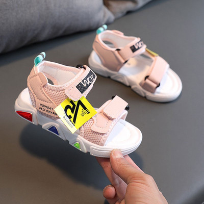 Нов модел летни сандали с велкро закопчаване за момчета и момичета