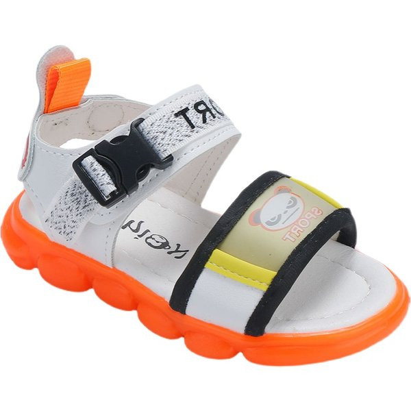 Ежедневни детски сандали за момчета със светещи подметки